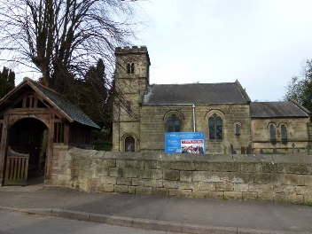 The church in Little Eaton.