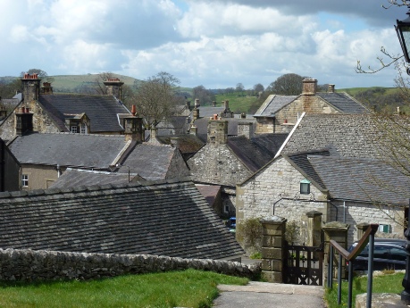 View over the rooftops in Hartington.