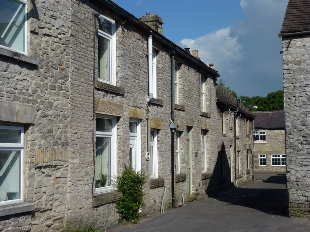 A lane in the village of Bradwell.