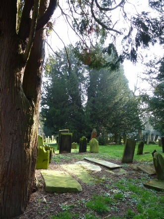 The churchyard in Darley Dale.