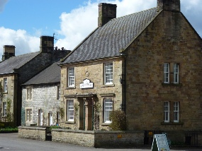 Houses in the centre of Hartington.