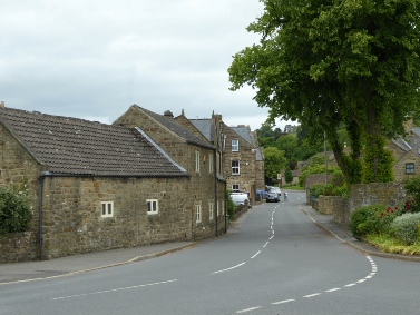 The road through Ashover.