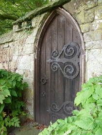 Historic gateway at Norbury Manor.